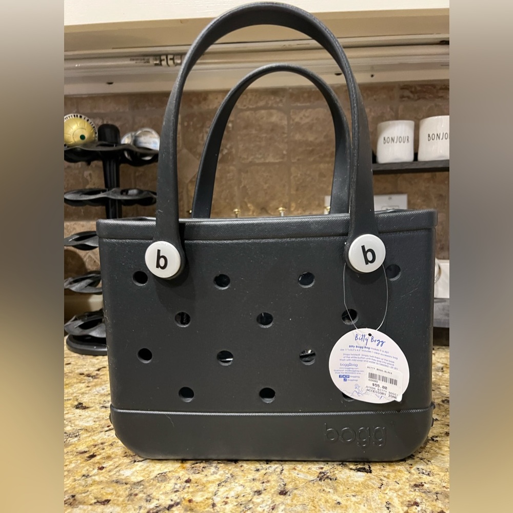 Mini Bogg bag, black new with tags